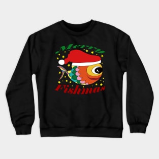 Merry Fishmas Crewneck Sweatshirt